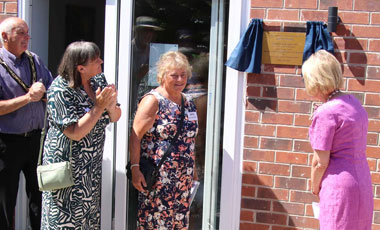 Elizabeth Fothergill Officially Opening Aspire House